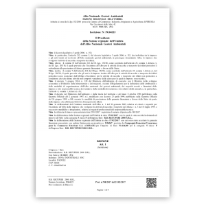 Environmental Managers Register — CAT 5-F