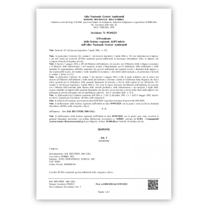 Environmental Managers Register — CAT 9-E