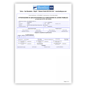 SOA Certificate